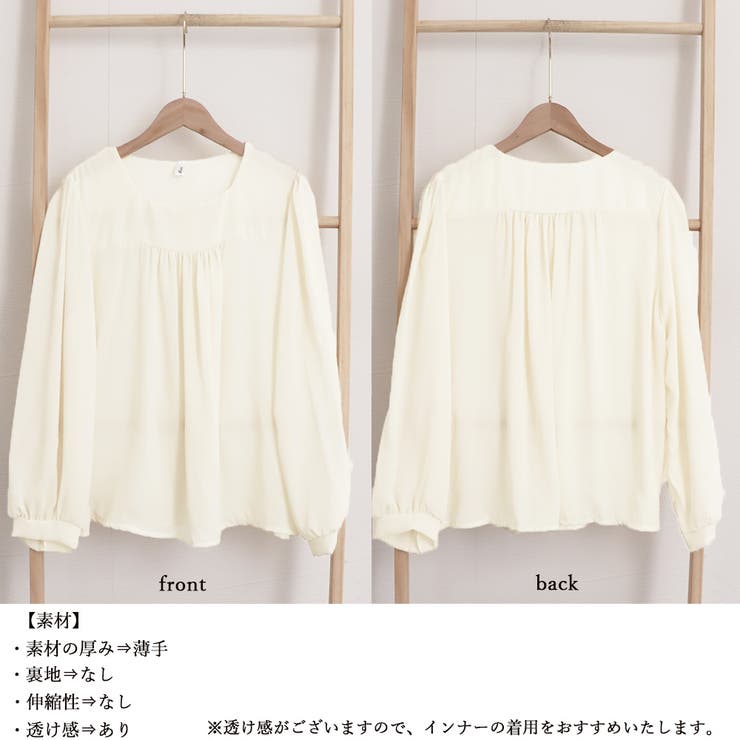 シャツブラウス レディース 春秋冬 | アクセサリーショップPIENA | 詳細画像3 