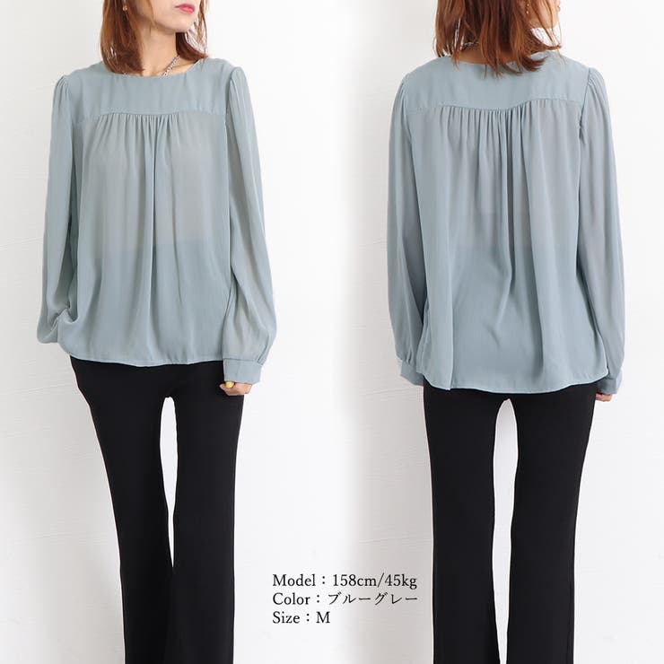 シャツブラウス レディース 春秋冬 | アクセサリーショップPIENA | 詳細画像10 