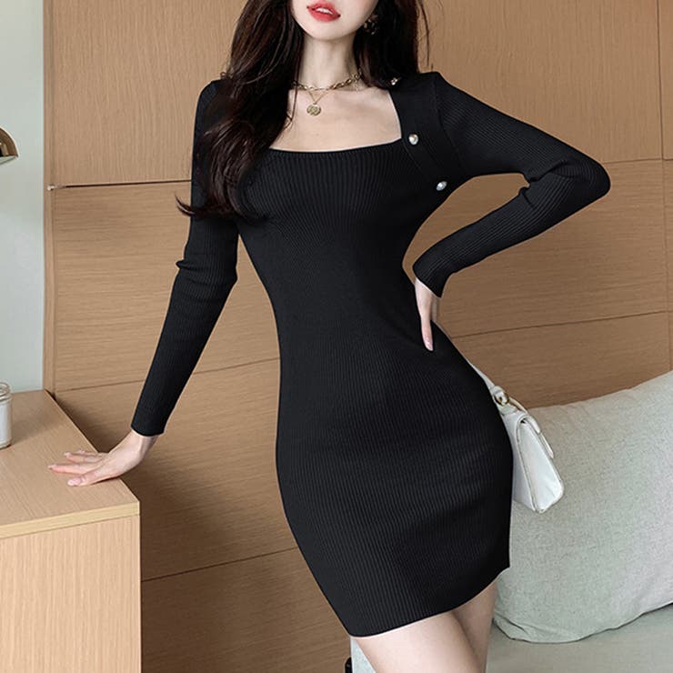 ニットワンピース レディース 秋冬 | アクセサリーショップPIENA | 詳細画像3 