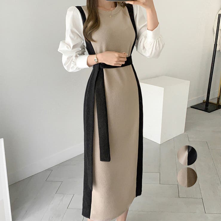 ニットワンピース レディース 秋冬 | アクセサリーショップPIENA | 詳細画像1 