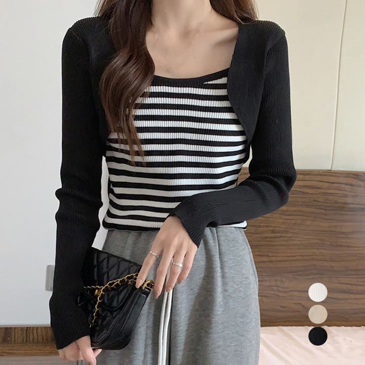 ニットトップス レディース 春秋冬 | アクセサリーショップPIENA | 詳細画像1 