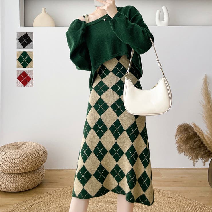 ニットセットアップ レディース 春秋冬 | アクセサリーショップPIENA | 詳細画像1 