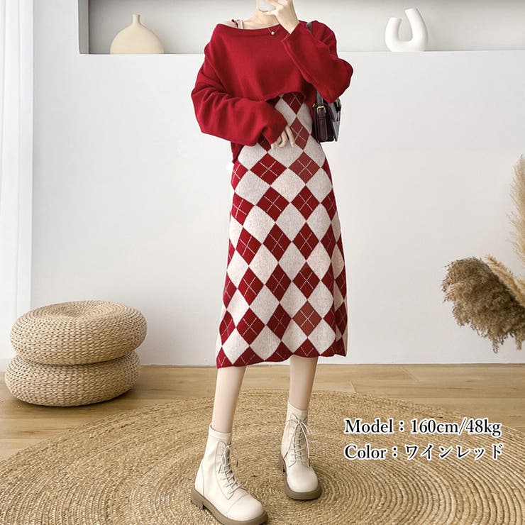 ニットセットアップ レディース 春秋冬 | アクセサリーショップPIENA | 詳細画像6 