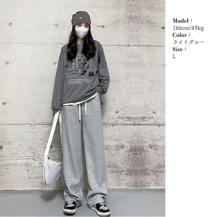 スウェットパンツ レディース 春秋冬[品番：PENA0036005