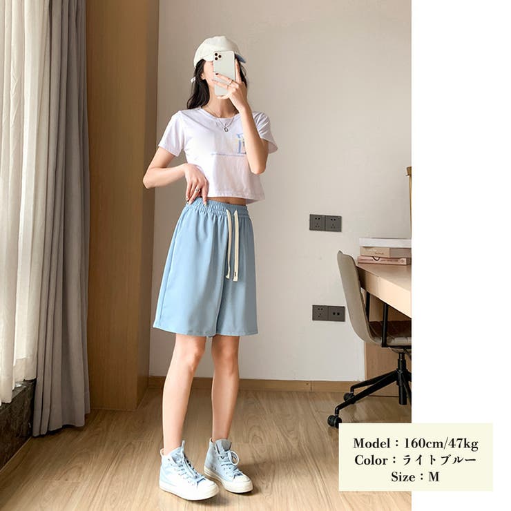 ハーフパンツ レディース 春夏秋 | アクセサリーショップPIENA | 詳細画像8 