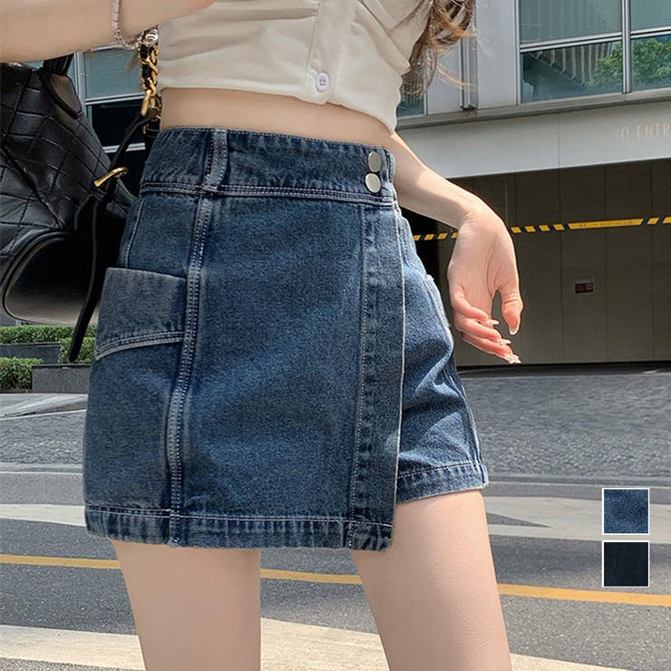 デニムショートパンツ レディース 春夏秋冬[品番：PENA0034927