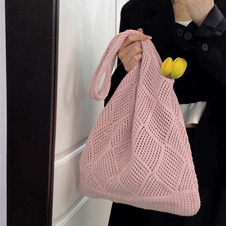ニットトートバッグ レディース 春夏 | アクセサリーショップPIENA | 詳細画像9 