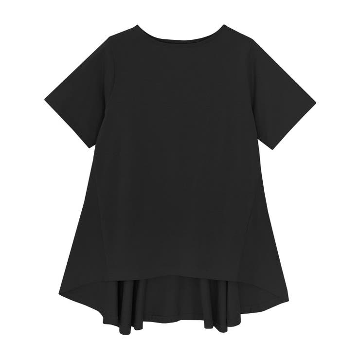 ブラック | Aライン半袖Tシャツ Tシャツ カットソー | Pierrot