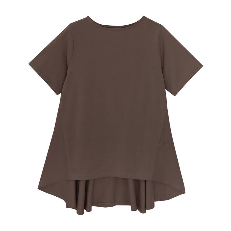 ブラウン | Aライン半袖Tシャツ Tシャツ カットソー | Pierrot