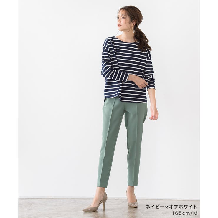 綿100％ボートネックカットソー ボートネック ボートネックTシャツ カットソ | Pierrot | 詳細画像31 