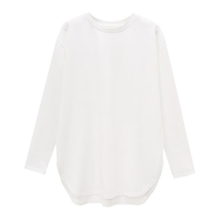 オフホワイト | 【RASW】GIZAコットンロングスリーブTシャツ Tシャツ コットン | Pierrot