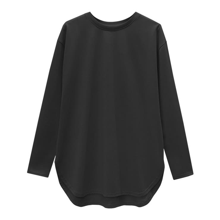 ブラック | 【RASW】GIZAコットンロングスリーブTシャツ Tシャツ コットン | Pierrot