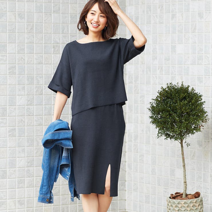 ミラノリブ セットアップミラノリブ リブニット セットアップ トップス | Pierrot | 詳細画像7 