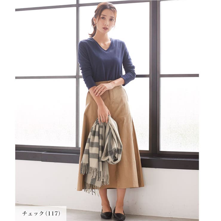 大判チェック柄フリンジストール 大判 ショール マフラー ストール チェックス | Pierrot | 詳細画像7 