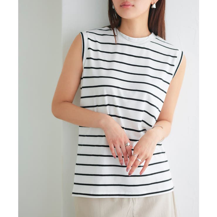高身長 綿100％すっきりシルエットロゴプリントTシャツ （トール