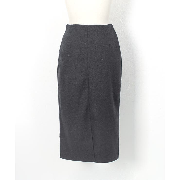 ウールタッチタイトスカート スカート タイトスカート ミモレスカート バックス | Pierrot | 詳細画像6 