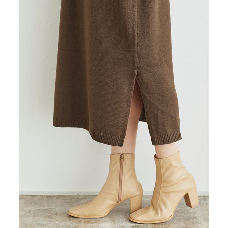 ネックが選べるサイドスリットニットワンピース ワンピース ニットワンピ ニット | Pierrot | 詳細画像8 