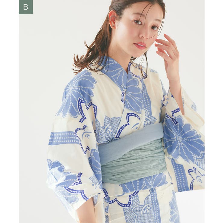 ラプンツェル 浴衣 兵児帯・帯締めセット 17日まで7000円 UNCOCON 浴衣 1度結ぶだけで着られる 帯 2点セット キッズ