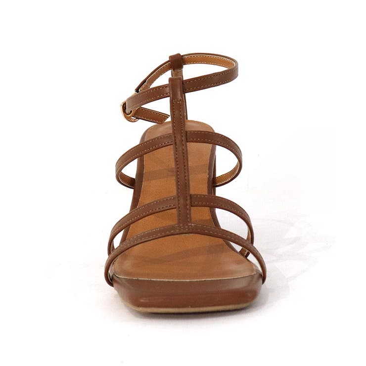 【新品】YSL サンダル 37 ブラック スクエアトゥ 太ヒール ストラップ付き スクエアトゥ華奢ストラップサンダル サンダル スクエアトゥ