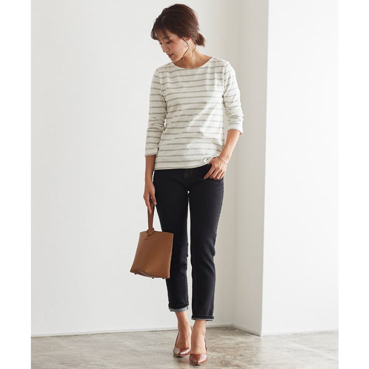 綿100％ 選べる3type 地厚長袖ボーダーカットソー トップス0双 カット | Pierrot | 詳細画像3 