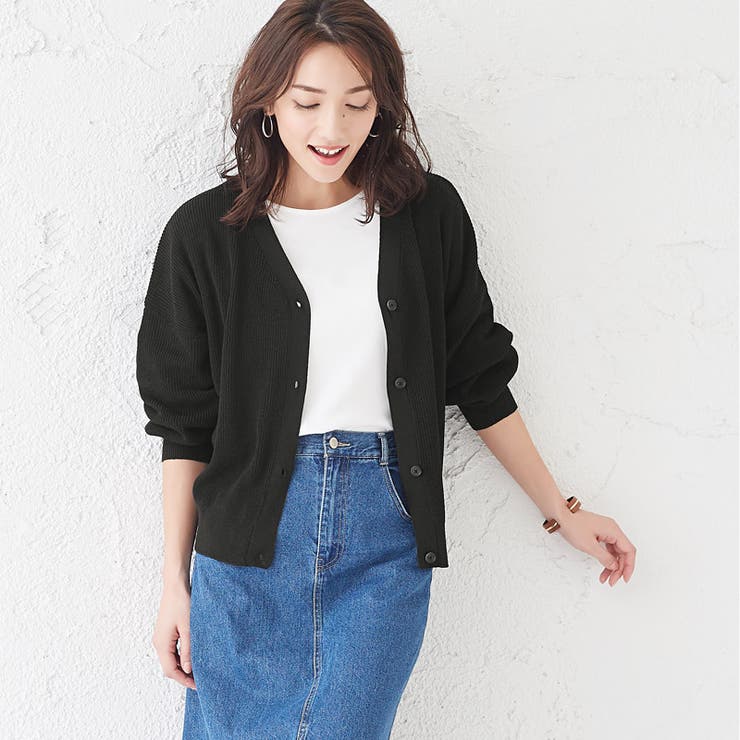 畦ニットショートカーデカーディガン ニットカーデ トップス