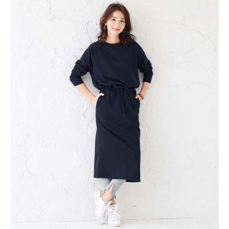 ブラウジング スウェットワンピーススウェット スエット オーバー