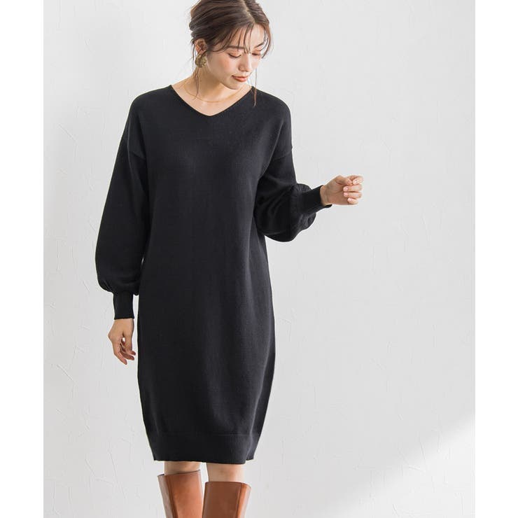 美品 ブラミンク ロング ワンピース ノースリーブ ニット カシミヤ混 38 黒 ワンピース カシミヤ混2WAYニットワンピース : ZOZOTOWN Yahoo!店