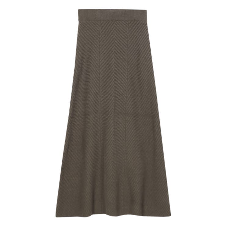 モカ | ロングニットスカート スカート ニットスカート フレアスカート ニット ロング | Pierrot