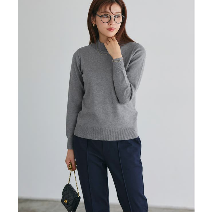 プレミアムカシミヤタッチハイネックニット ニット セーター | Pierrot | 詳細画像26 