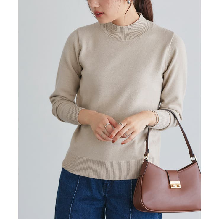 プレミアムカシミヤタッチハイネックニット ニット セーター | Pierrot | 詳細画像28 