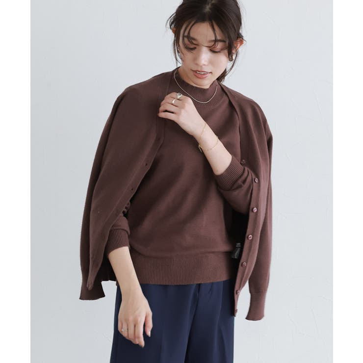 プレミアムカシミヤタッチハイネックニット ニット セーター | Pierrot | 詳細画像31 