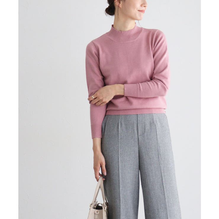 プレミアムカシミヤタッチハイネックニット ニット セーター | Pierrot | 詳細画像32 