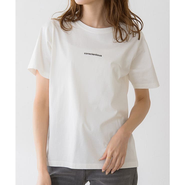 conscientiousシルケットロゴT トップス Tシャツ | Pierrot | 詳細画像10 