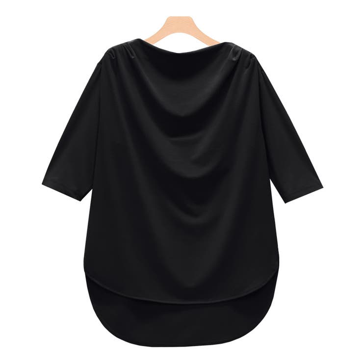 ドレープネックTシャツ Tシャツ ドレープネック トップス