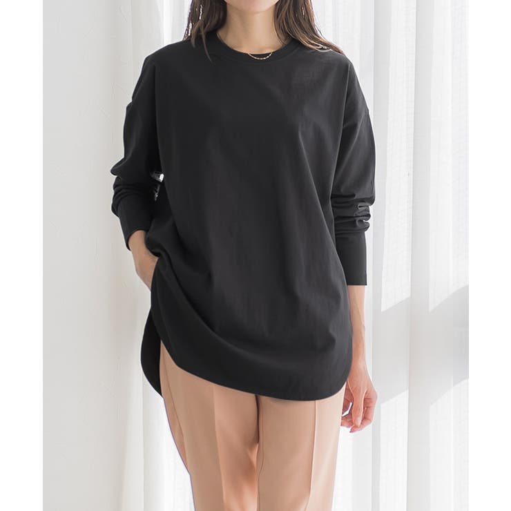 コットンロングスリーブTシャツ ロンT 長袖 | Pierrot | 詳細画像5 