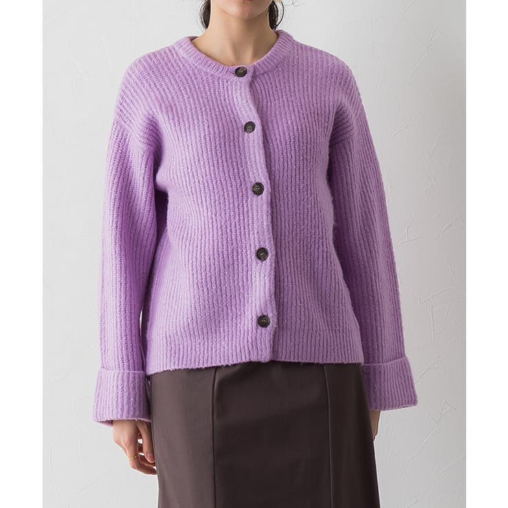 ボリュームニットカーディガン カーディガン カーデ ボリューム袖 ニット | Pierrot | 詳細画像6 