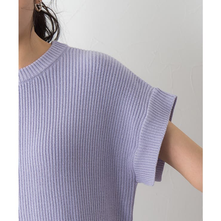 クルーネック2wayニット ニット ベスト クルーネック | Pierrot | 詳細画像7 