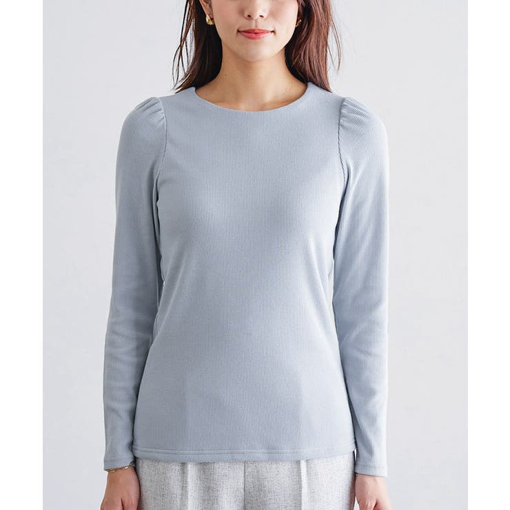 パフスリーブテレコリブカットソー カットソー パフスリーブ テレコリブ | Pierrot | 詳細画像7 