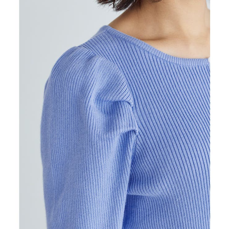 ボリュームスリーブリブニット ニット デザインニット | Pierrot | 詳細画像5 