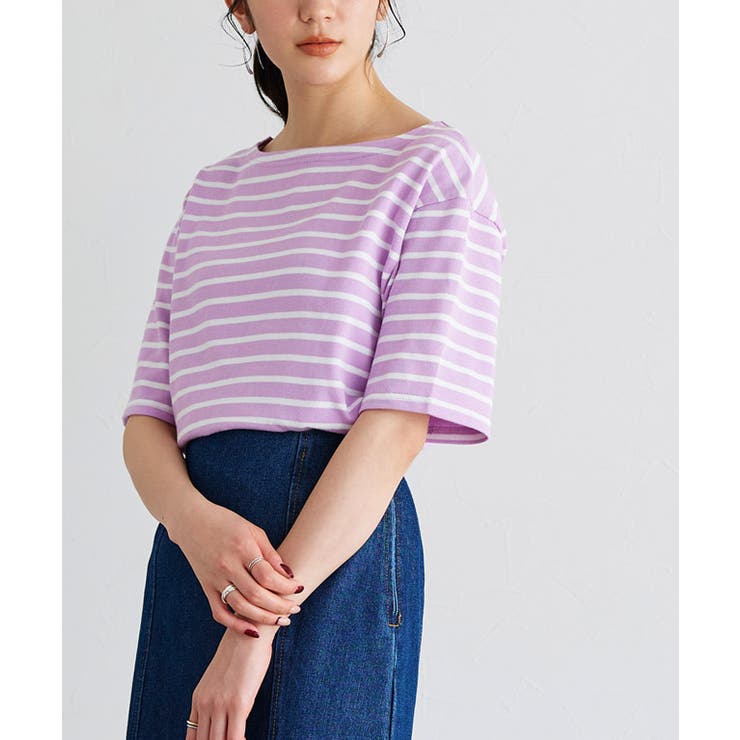 カラーボーダーTシャツ Tシャツ ボーダー | Pierrot | 詳細画像14 
