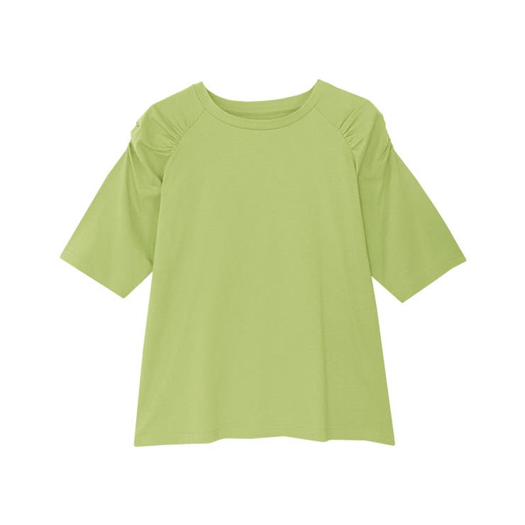 ピスタチオ | Steady 8月号掲載アイテム 汗ジミ防止シャーリングデザインTシャツ | Pierrot