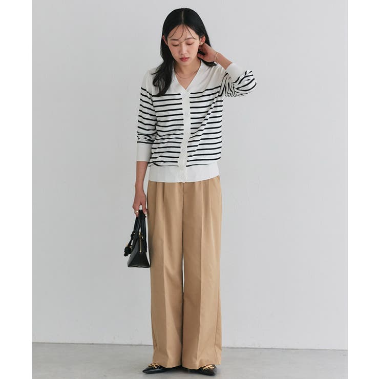 クルーネックシルクタッチウォッシャブルニットカーディガン カーディガン ニット | Pierrot | 詳細画像22 