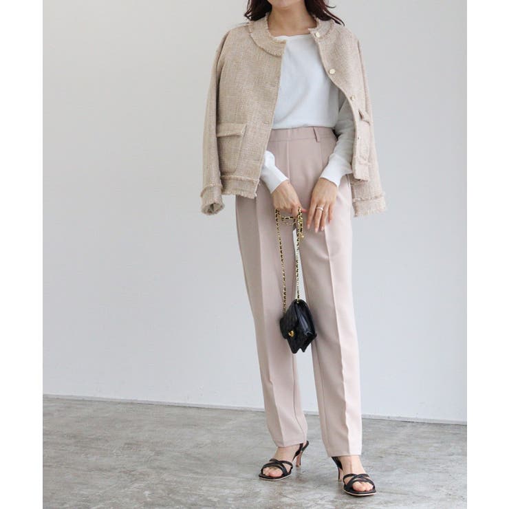 Vネックシルクタッチウォッシャブルニット ニット 選べるネック | Pierrot | 詳細画像23 