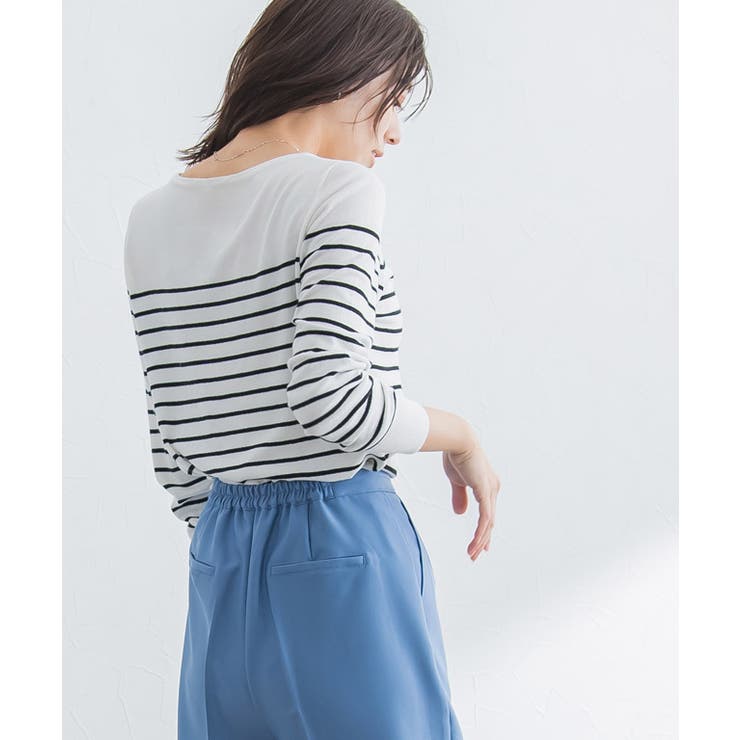 Vネックシルクタッチウォッシャブルニット ニット 選べるネック | Pierrot | 詳細画像25 