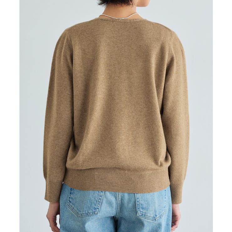 RASW カシミヤ100％Vネックニット セーター ベーシック 冬 | Pierrot | 詳細画像13 