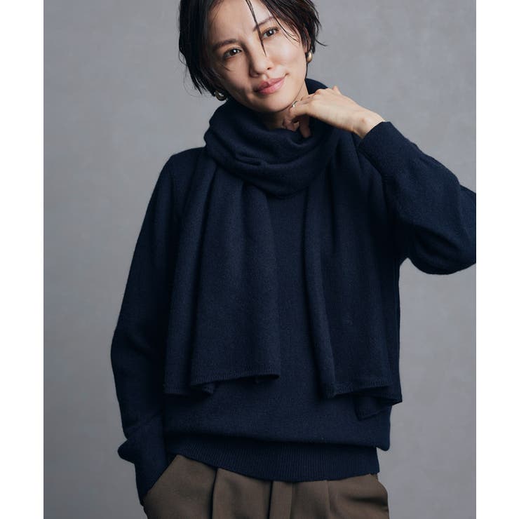 RASW カシミヤ100％Vネックニット セーター ベーシック 冬[品番