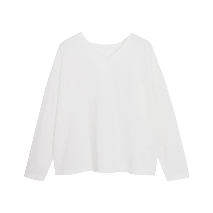 オフホワイト | 2wayロングスリーブTシャツ Tシャツ 2way | Pierrot