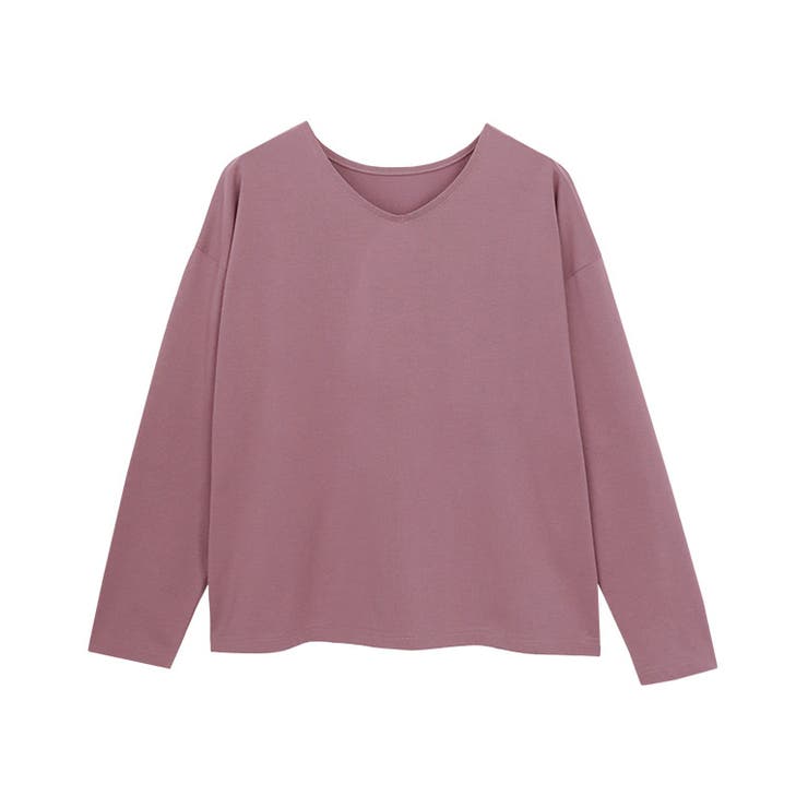 スモークピンク | 2wayロングスリーブTシャツ Tシャツ 2way | Pierrot