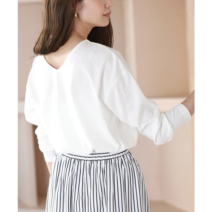 2wayロングスリーブTシャツ Tシャツ 2way | Pierrot | 詳細画像17 