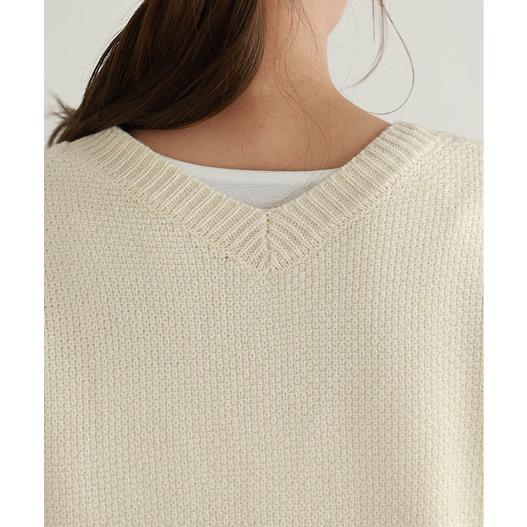 ツイード風ニットベスト ベスト ニットベスト | Pierrot | 詳細画像5 